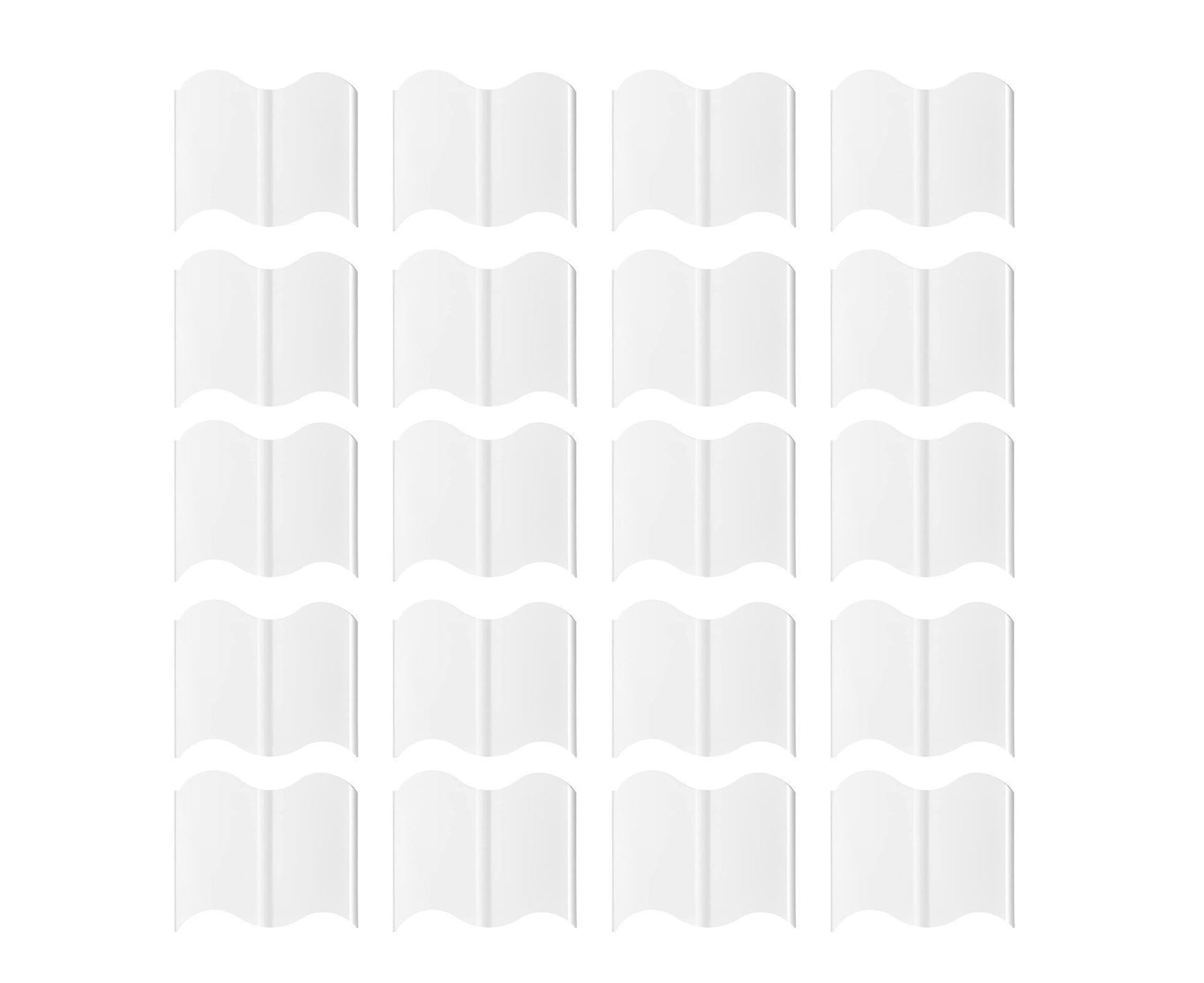 20Pcs Border Fence Walkway Landscape Edging - White V1263-JX-943