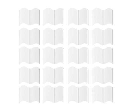 20Pcs Border Fence Walkway Landscape Edging - White V1263-JX-943