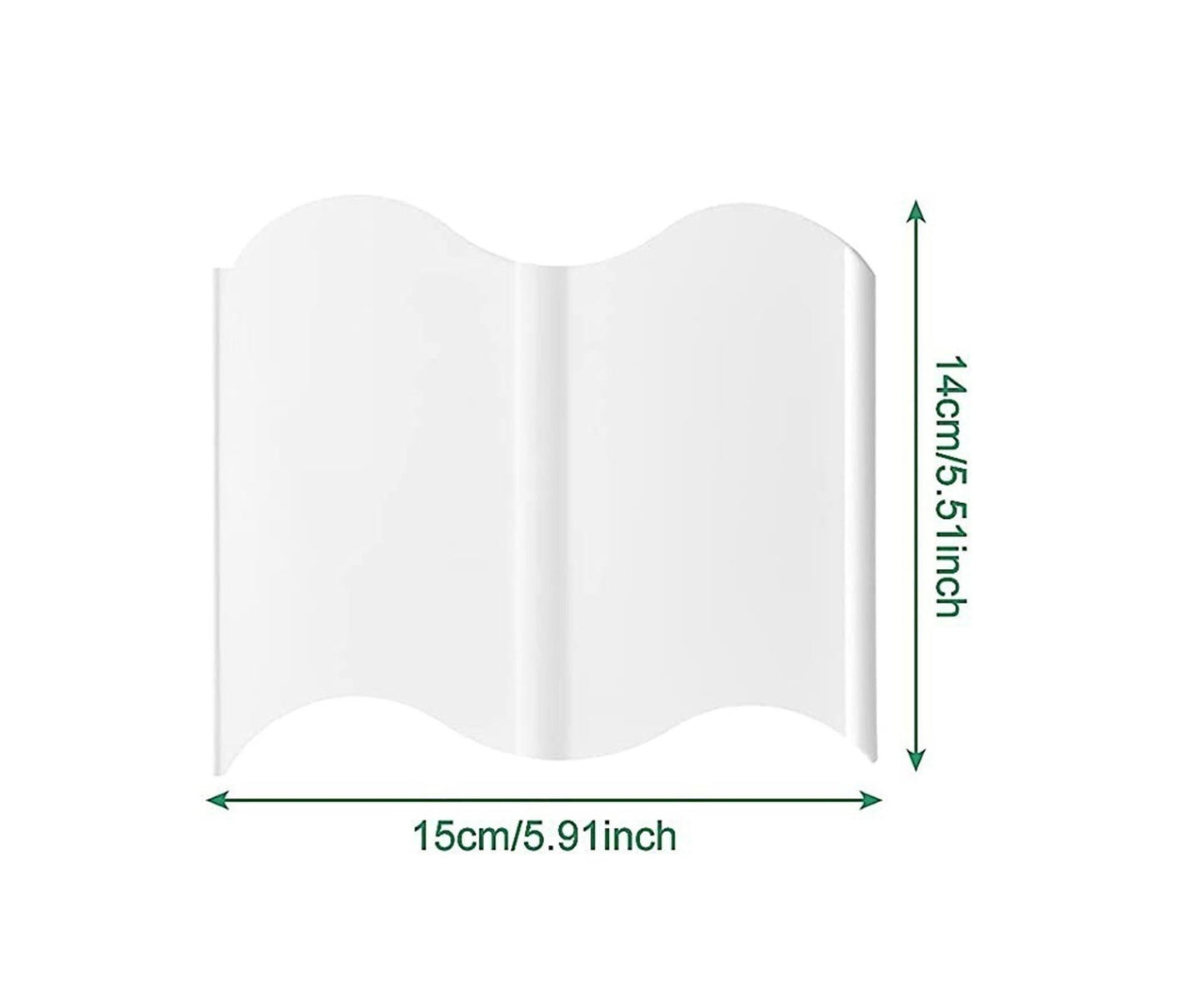 20Pcs Border Fence Walkway Landscape Edging - White V1263-JX-943