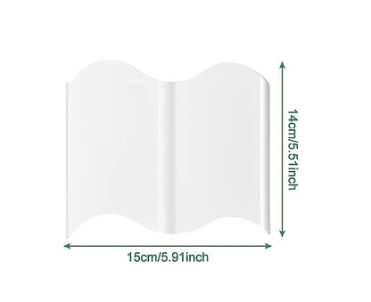 20Pcs Border Fence Walkway Landscape Edging - White V1263-JX-943