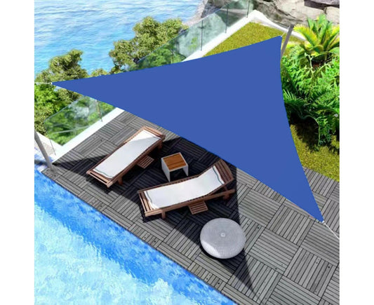 Shade Sail Waterproof Heavy Duty Triangle - Royal Blue V1263-JX-945