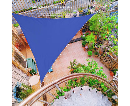 Shade Sail Waterproof Heavy Duty Triangle - Royal Blue V1263-JX-945