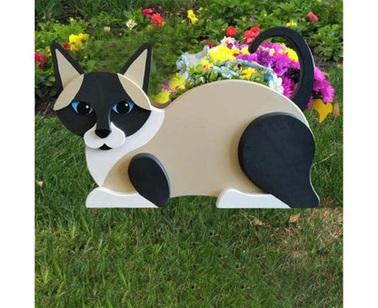 Flower Pot Cat Shape PVC Plant Pot - B V1263-JX-946