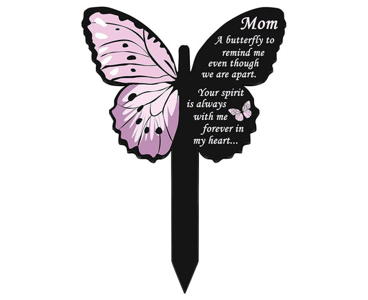 Cemetery Insert Beech Butterfly Stake - Pink V1263-JX-949