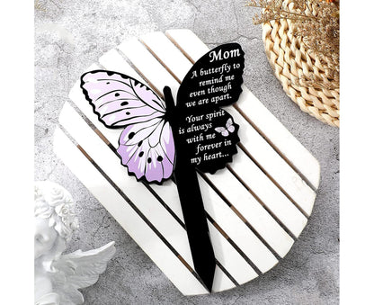Cemetery Insert Beech Butterfly Stake - Pink V1263-JX-949