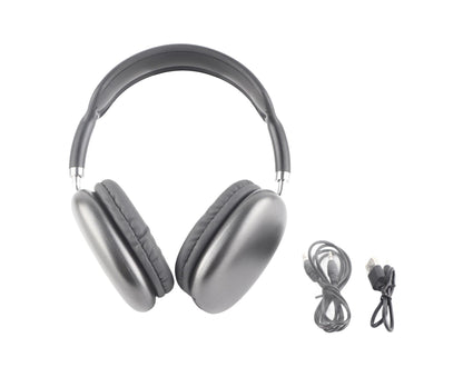 Wireless Bluetooth Headphones Dual Headset Stereo Retractable Comfortable Wireless Headset Black V1263-JX-95