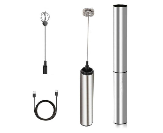 Rechargeable Milk Frother - Portable Travel - 2-Speed V1263-JX-950