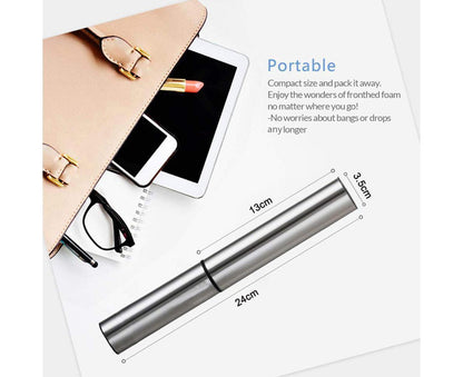 Rechargeable Milk Frother - Portable Travel - 2-Speed V1263-JX-950