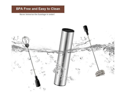 Rechargeable Milk Frother - Portable Travel - 2-Speed V1263-JX-950