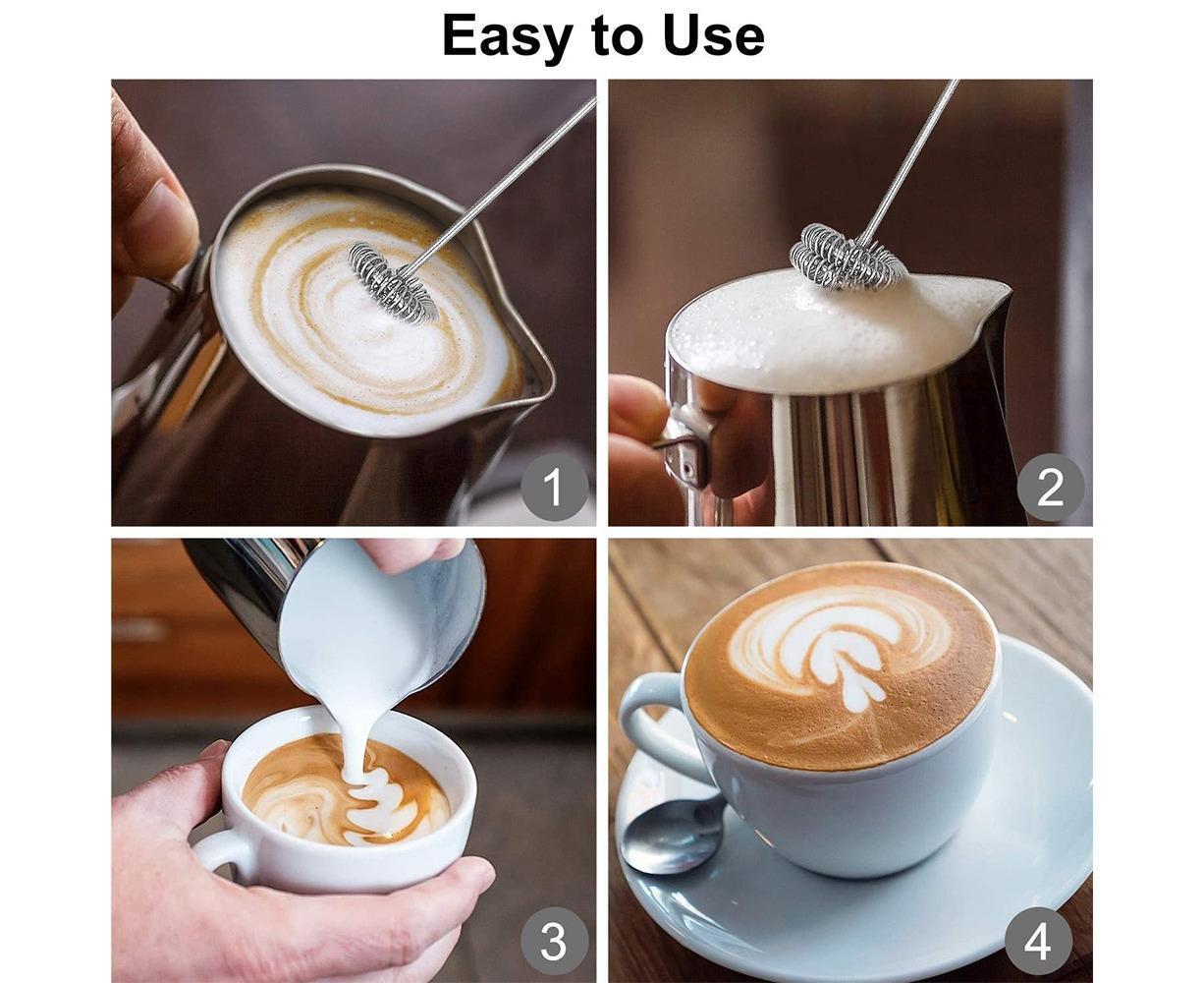 Rechargeable Milk Frother - Portable Travel - 2-Speed V1263-JX-950