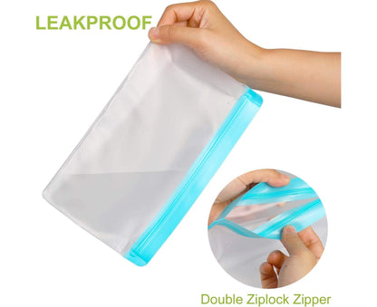 Reusable Storage Bags - Leakproof - 5 Pack Gallon Bags V1263-JX-952