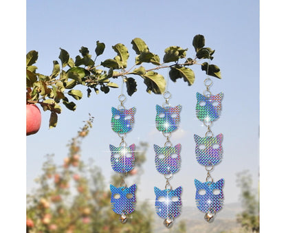 4Pcs Owl Bird Repellent Reflective Discs - 4pcs V1263-JX-954