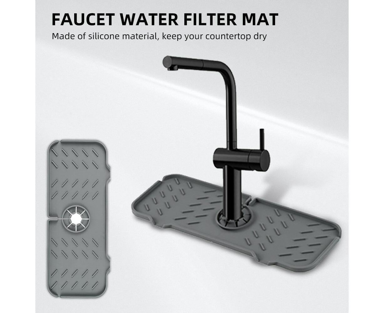 Tap Silicone Water Filter Mat - Splash Protector - Rubber V1263-JX-955