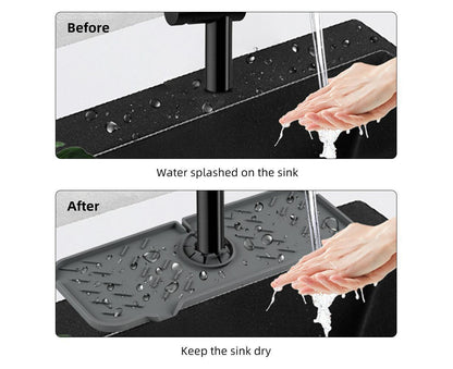 Tap Silicone Water Filter Mat - Splash Protector - Rubber V1263-JX-955