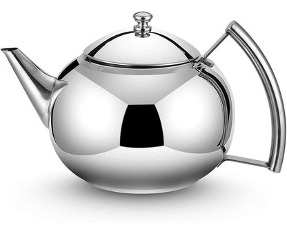 Teapot with Infuser - Stainless Steel - 2 Liter Kettle V1263-JX-956