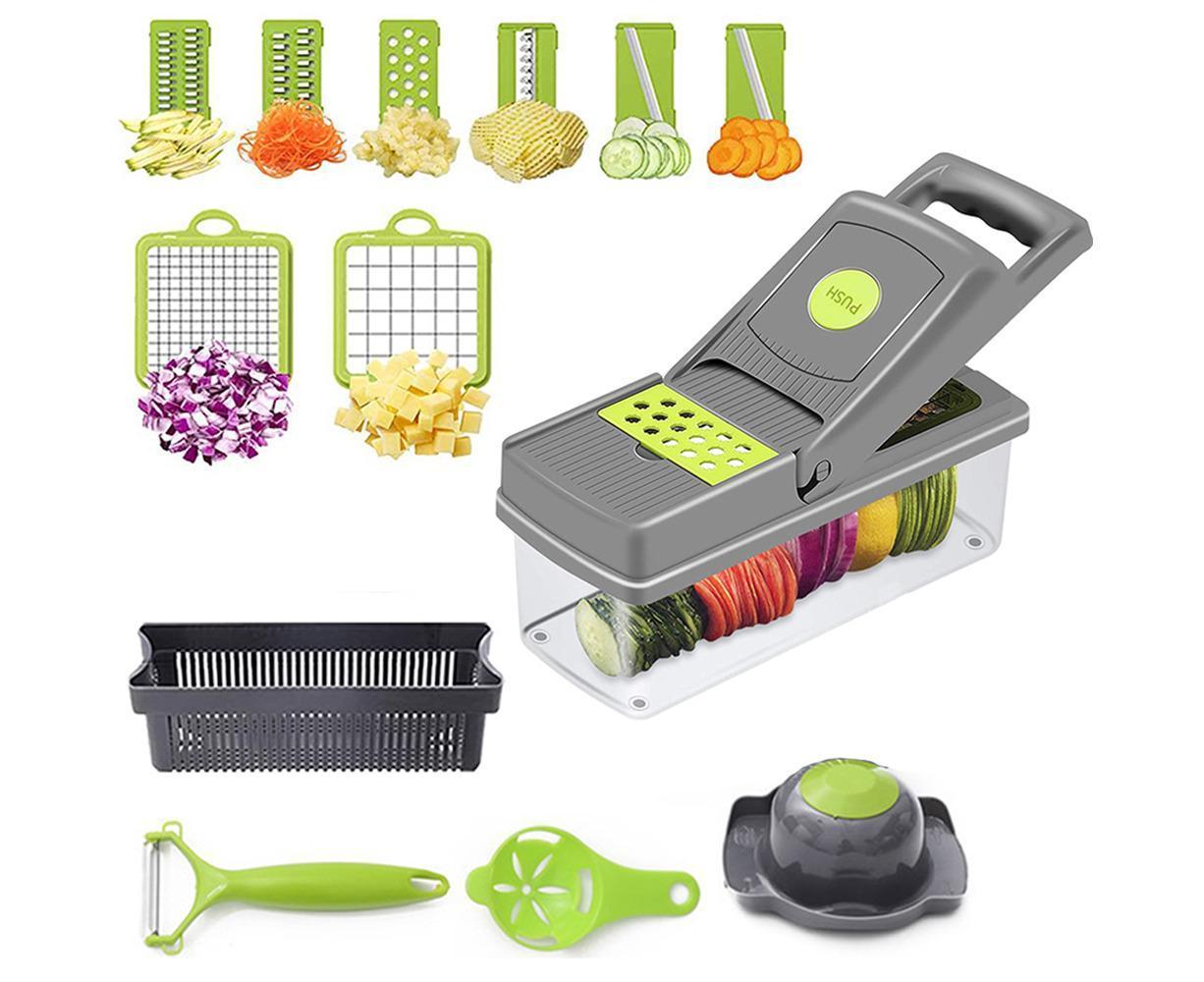 Vegetable Chopper Food Choppers Onion Chopper Veggie Slicer Cutter Dicer Kitchen V1263-JX-960