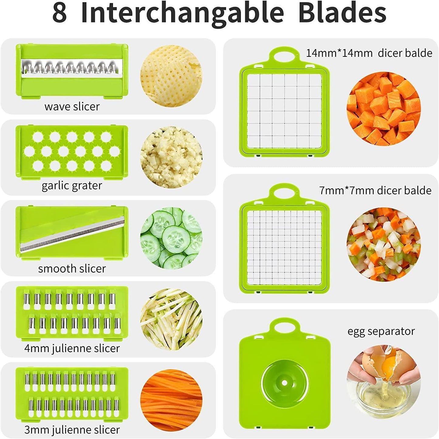 Vegetable Chopper - Mandoline Slicer - Food Cutter V1263-JX-961