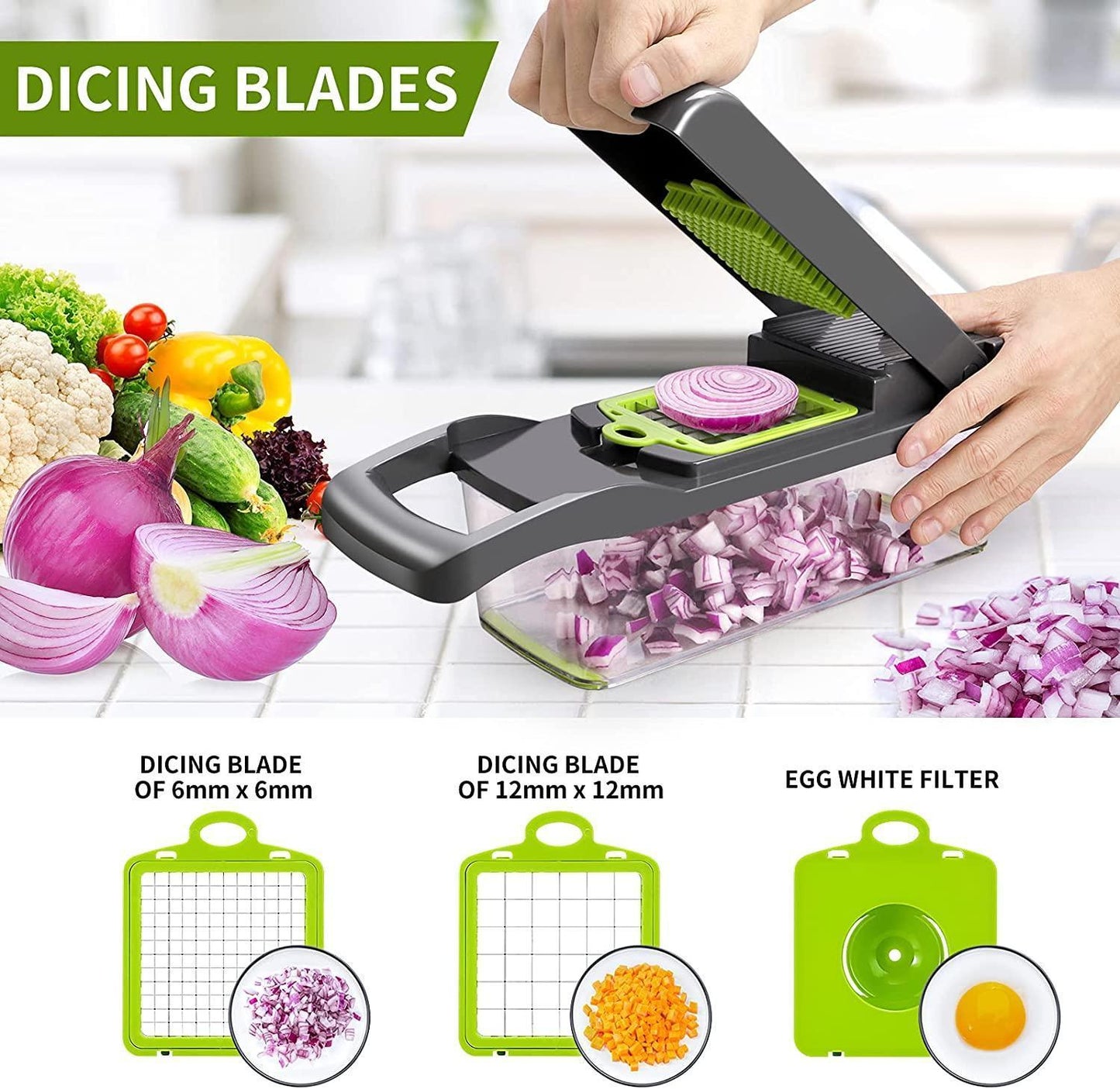 Vegetable Chopper - Mandoline Slicer - Food Cutter V1263-JX-961
