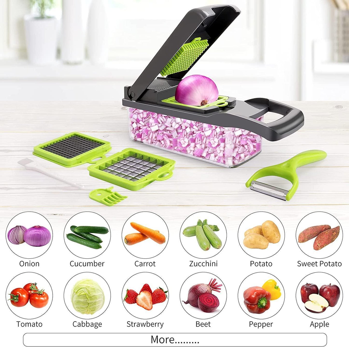 Vegetable Chopper - Mandoline Slicer - Food Cutter V1263-JX-961