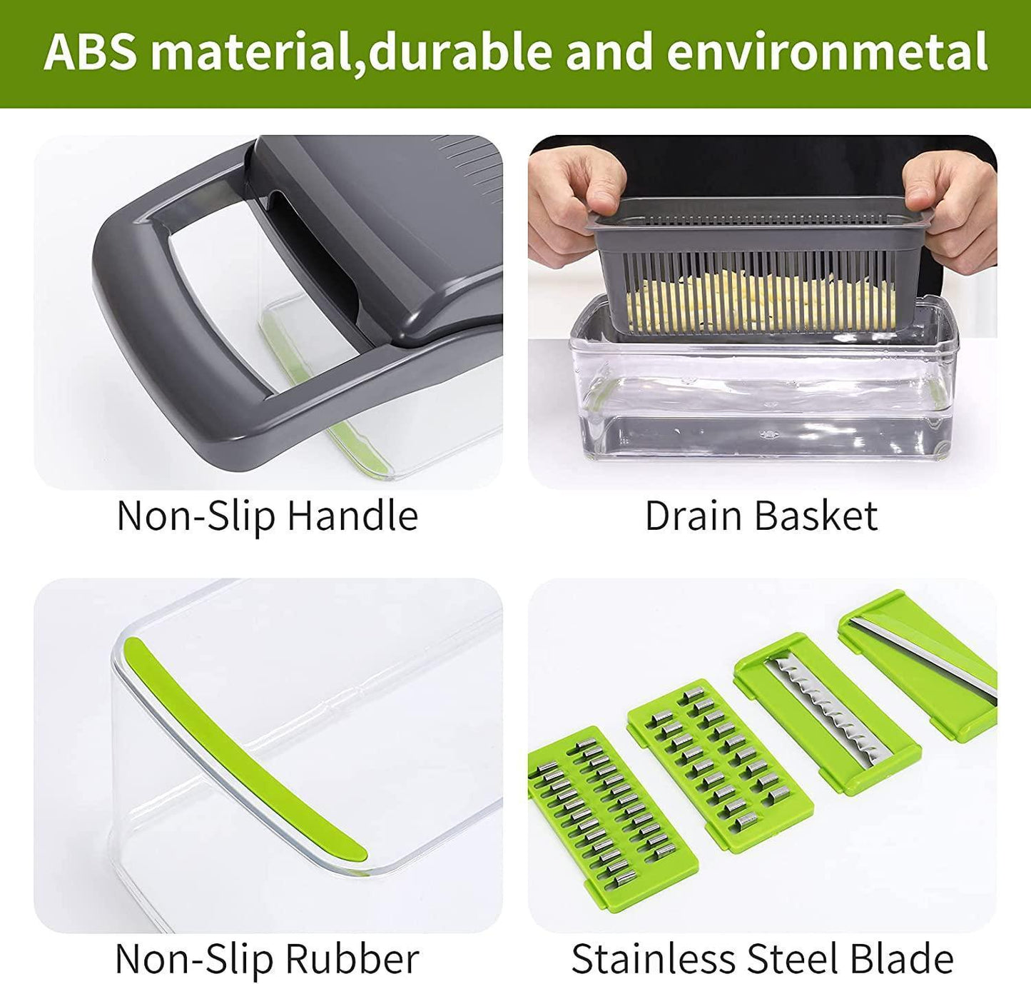 Vegetable Chopper - Mandoline Slicer - Food Cutter V1263-JX-961