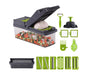 Vegetable Slicer, Onion Mincer Chopper, Vegetable Chopper, Cutter, Dicer, Egg Slicer with Container V1263-JX-964