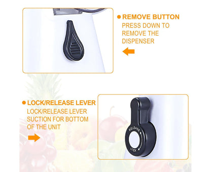 Kitchen Multifunction Vegetable Food Slicer Manual Rotary Drum Grater Chopper WHITE V1263-JX-965