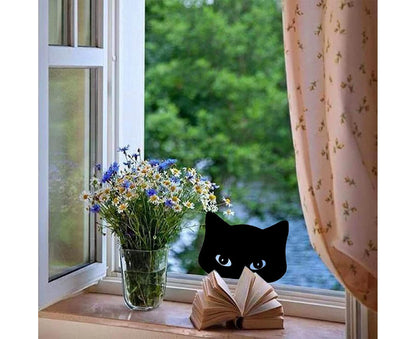 1 Set Garden Stake Peeping Cat Insert - A V1263-JX-967