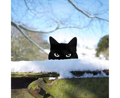 1 Set Garden Stake Peeping Cat Insert - A V1263-JX-967