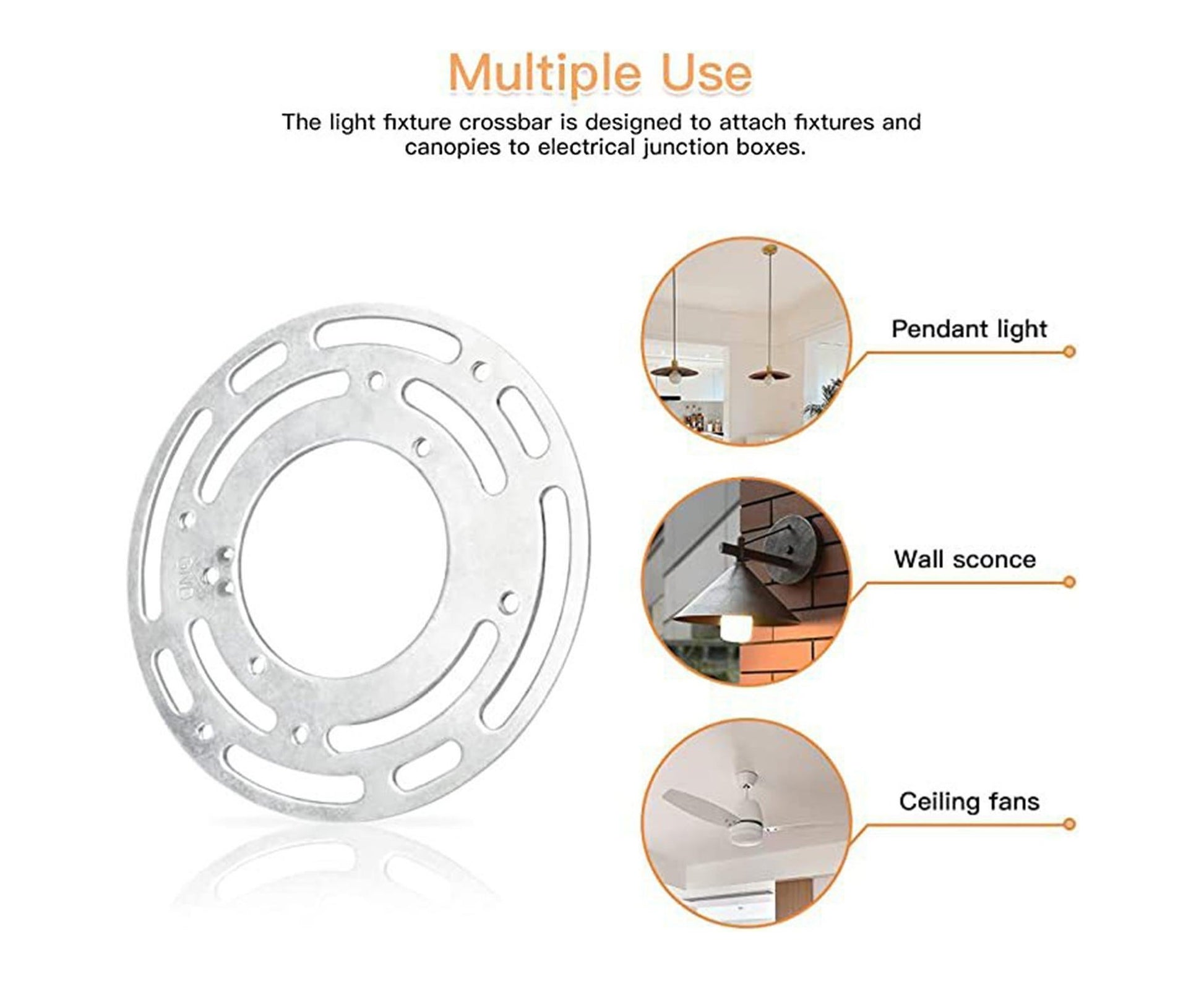 1 Set Light Fixture Mounting Plate - Sets V1263-JX-969