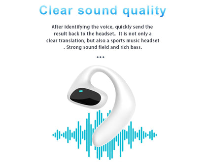 M8 translation headset Wireless BT 144 languages instant intelligent voice machine V1263-JX-97
