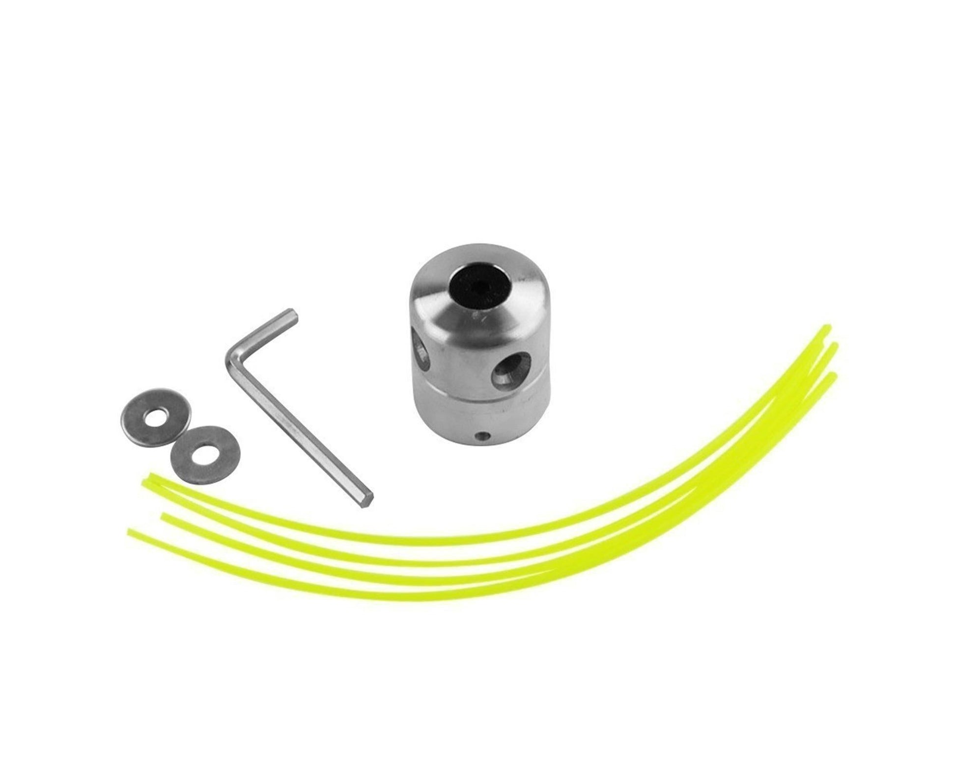 1 Set Grass Trimmer Head Cylindrical - Silver V1263-JX-970