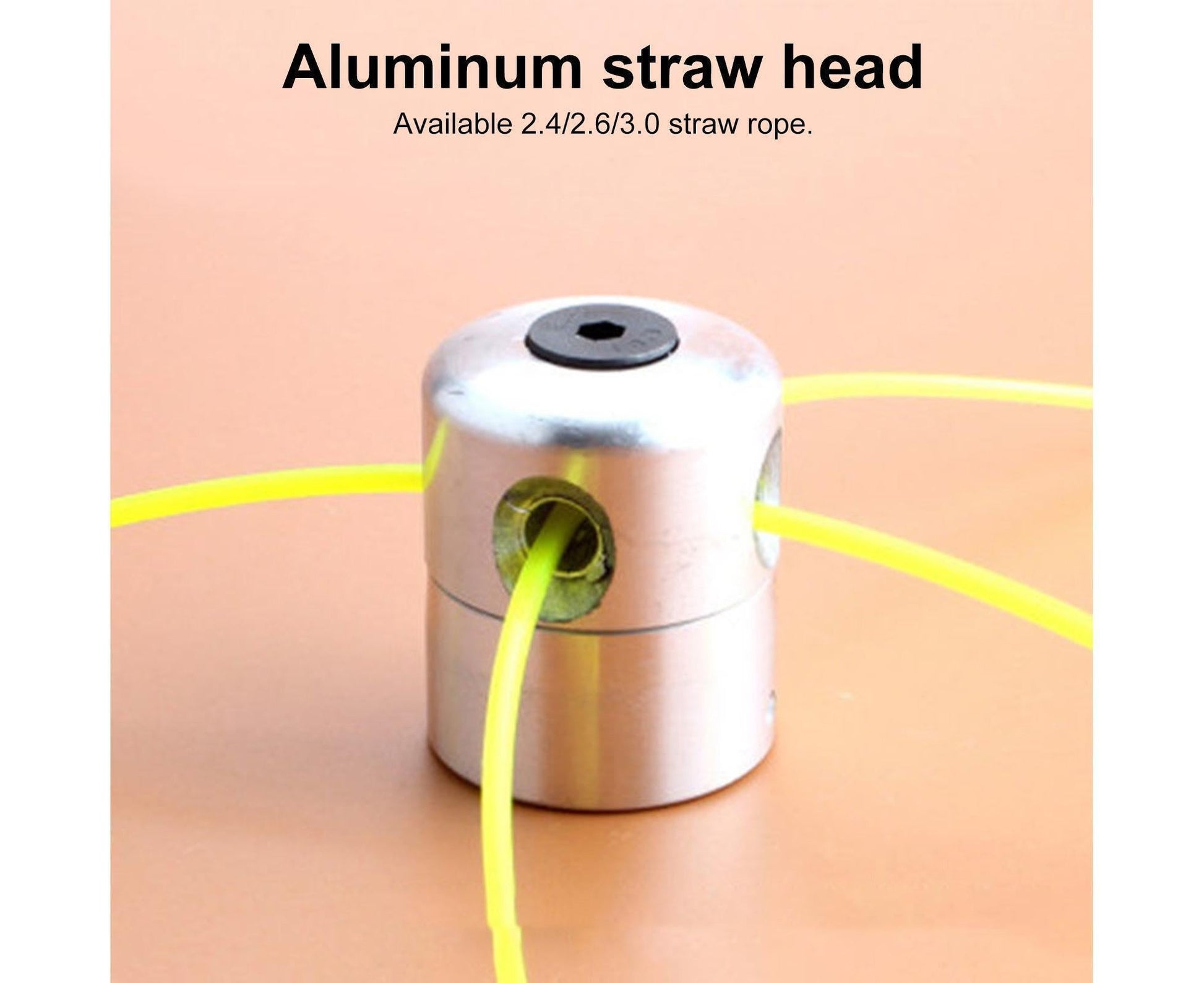 1 Set Grass Trimmer Head Cylindrical - Silver V1263-JX-970
