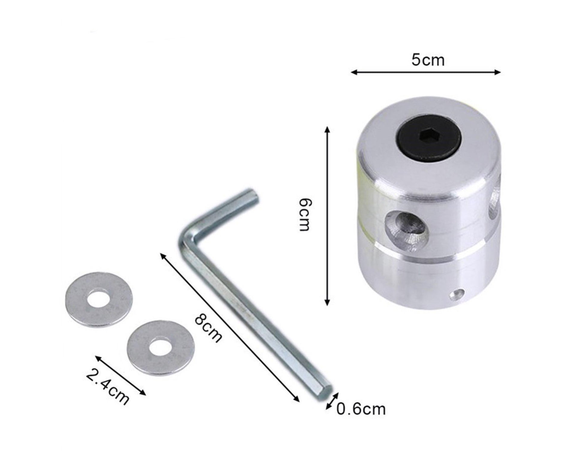 1 Set Grass Trimmer Head Cylindrical - Silver V1263-JX-970