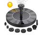 Water Fountain Solar Pump - Black V1263-JX-973