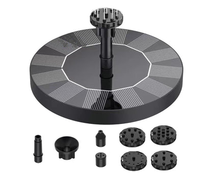 Water Fountain Solar Pump - Black V1263-JX-973