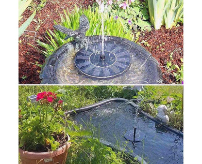 Water Fountain Solar Pump - Black V1263-JX-973