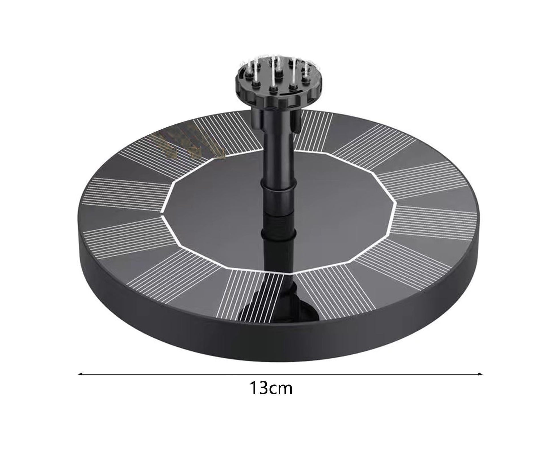 Water Fountain Solar Pump - Black V1263-JX-973