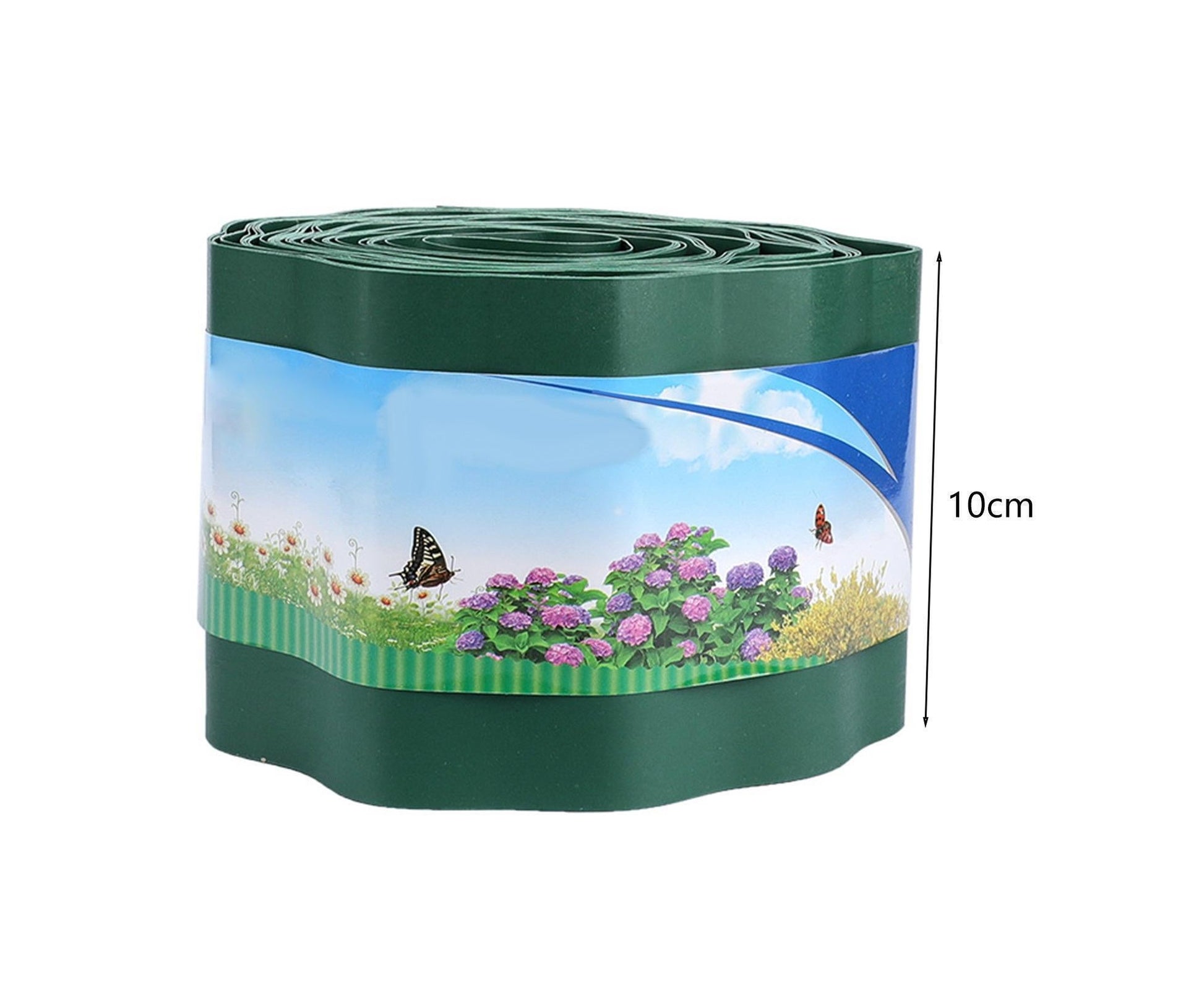 Garden Fence Wavy Design Edging Border - 10cm V1263-JX-974