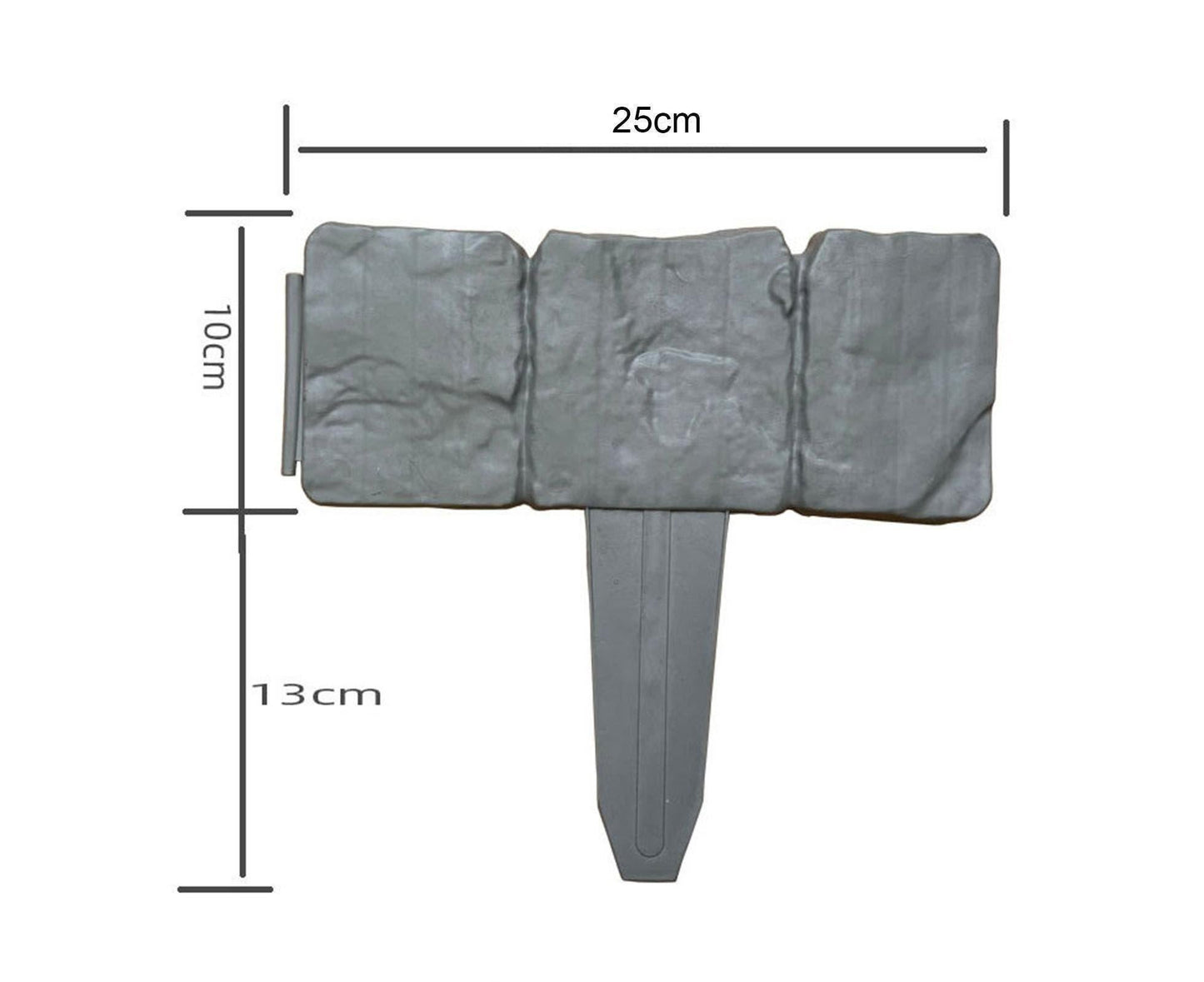 10pcs Garden Edging Border Faux Stone - Grey V1263-JX-975