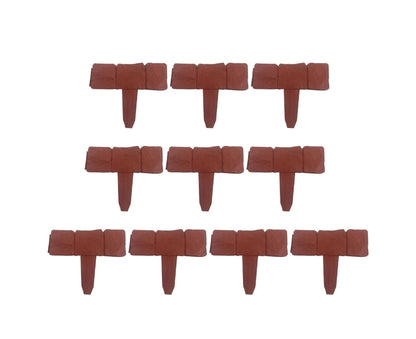 10pcs Garden Edging Border Faux Stone - Brown V1263-JX-976