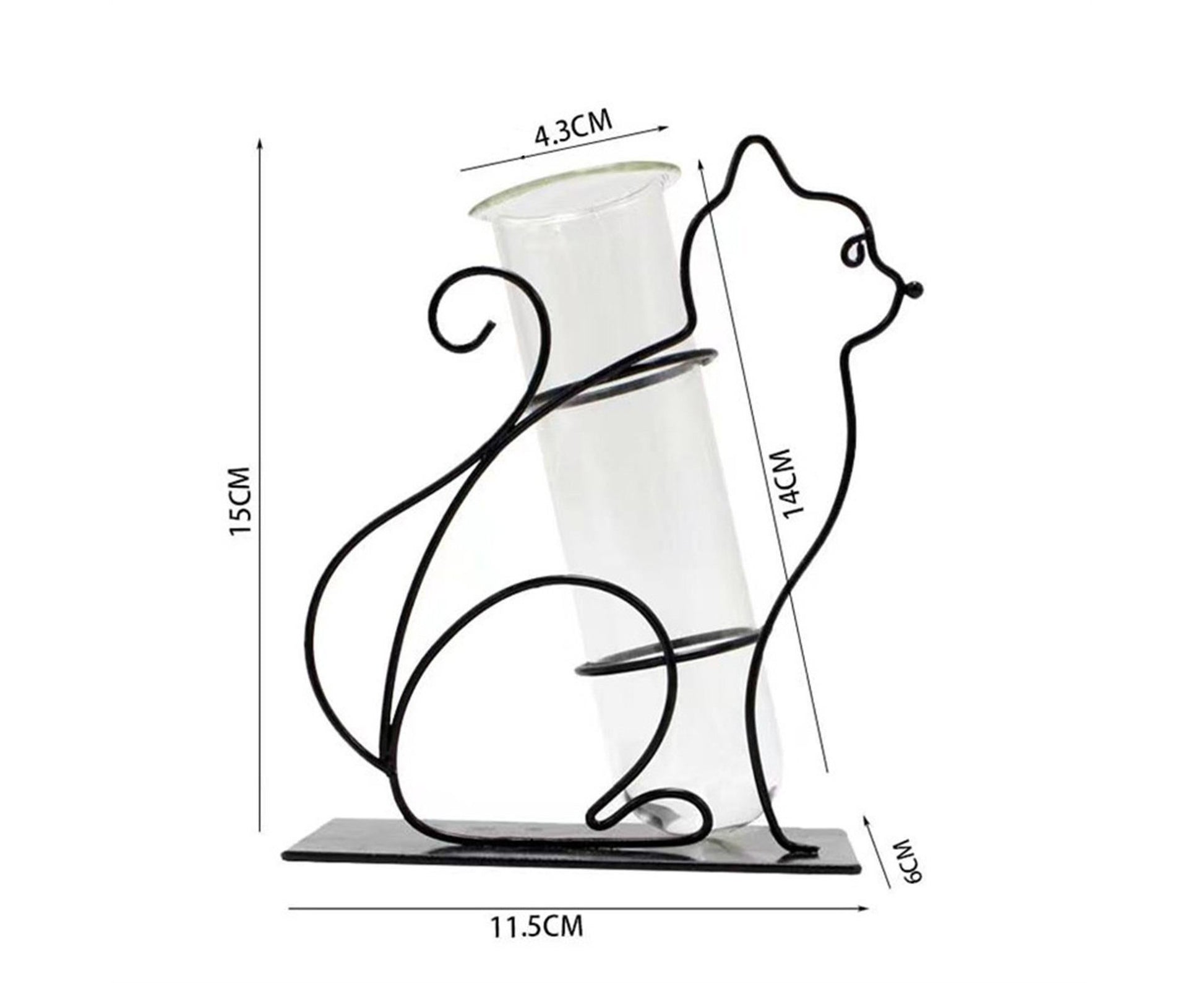 Creative Hydroponics Planter Vase with Holder - B V1263-JX-977