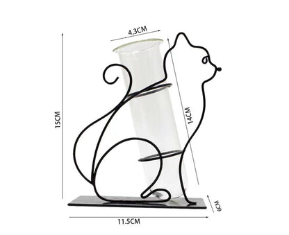 Creative Hydroponics Planter Vase with Holder - B V1263-JX-977