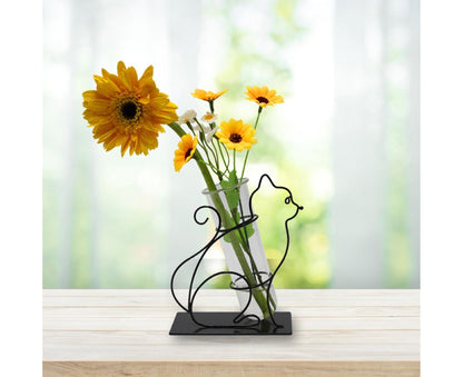 Creative Hydroponics Planter Vase with Holder - B V1263-JX-977