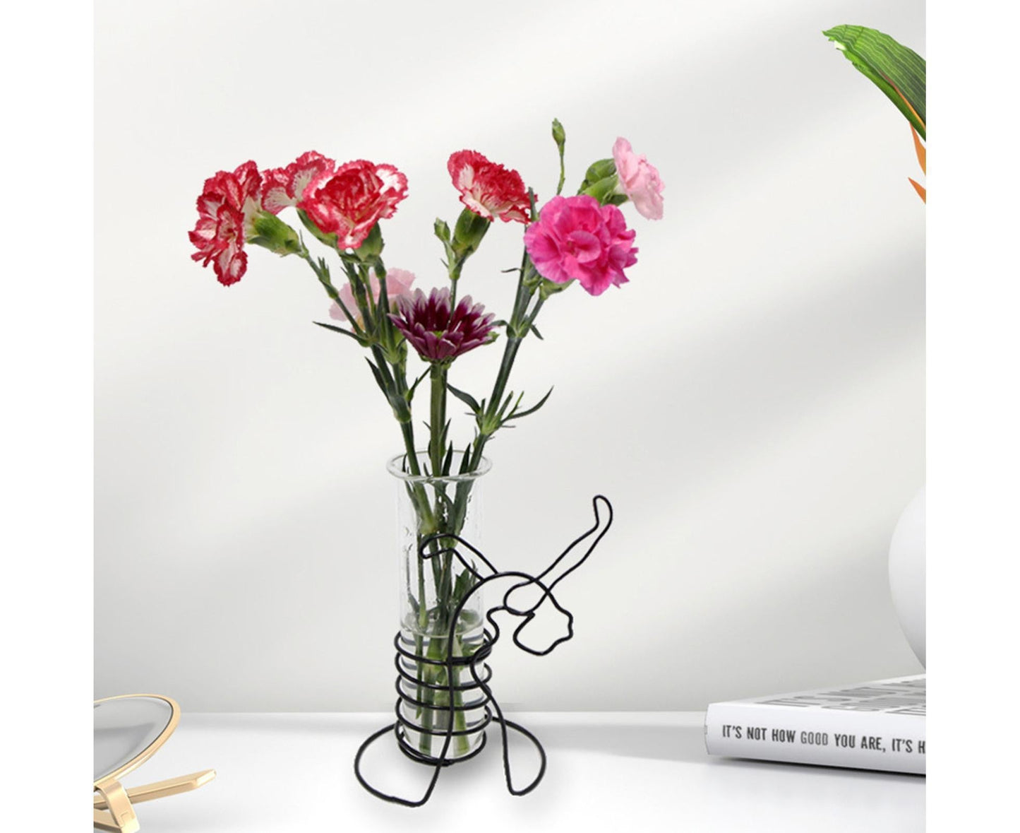 Creative Hydroponics Planter Vase with Holder - A V1263-JX-978