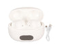 Bluetooth Translator Earbuds Noise Reduction 74 Languages 70 Accents Wireless with Digital Display White V1263-JX-98