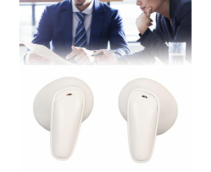 Bluetooth Translator Earbuds Noise Reduction 74 Languages 70 Accents Wireless with Digital Display White V1263-JX-98