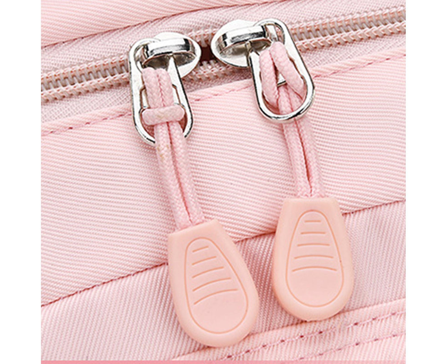 Students Backpack Cartoon Rabbit Waterproof Oxford Cloth Smooth Zipper Bookbag School Bag for Middle School V1263-JX-981