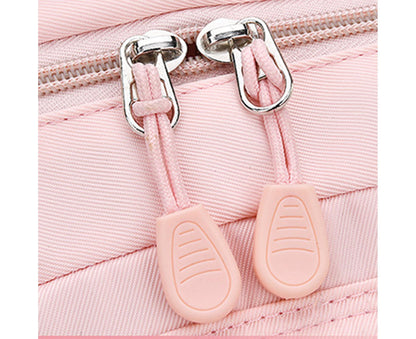 Students Backpack Cartoon Rabbit Waterproof Oxford Cloth Smooth Zipper Bookbag School Bag for Middle School V1263-JX-981