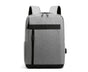 Unisex Backpack Adjustable Shoulder Straps Multilayer Multifunction USB Charging Port Casual Rucksack for V1263-JX-982