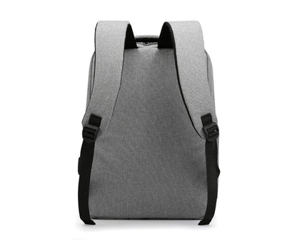 Unisex Backpack Adjustable Shoulder Straps Multilayer Multifunction USB Charging Port Casual Rucksack for V1263-JX-982